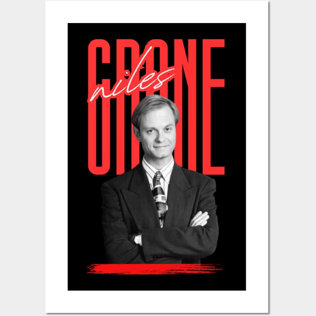 Niles crane///original retro Wall Art by DetikWaktu